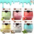 6 PCS Bee Lip Balm Honey Pot Set, Moisturizing Propolis Mask, Hydrating Prevention for Dry and Cracked Skin, Exfoliating Scrubs, Sleep Mask Reduces Lines