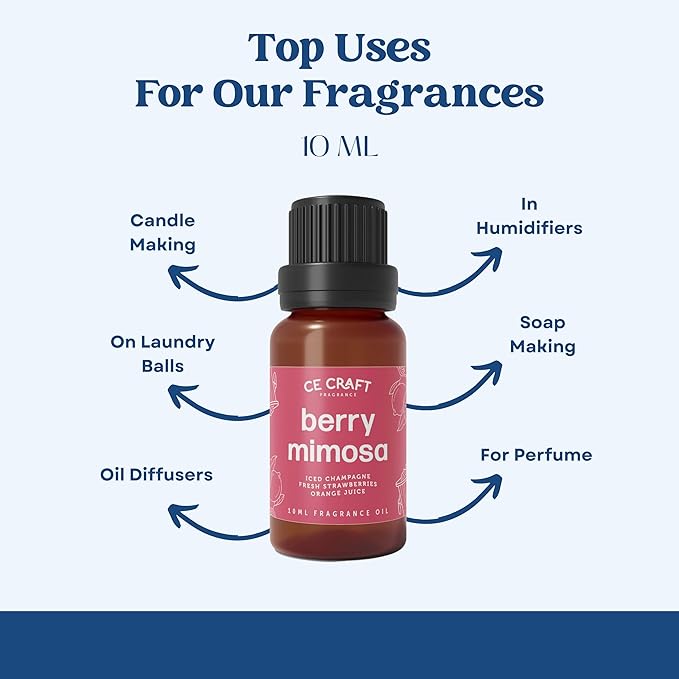 CANDECraftCo Premium Fragrance Oil – Diffuser Oils Fragrances Scented for Home, Candle Soap Making Supplies, Aromatherapy Blends for House (0.34 Fl Oz) (2-Pack, White Driftwood)