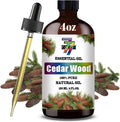 Cedarwood Essential Oil - GV77ZF Cedarwood Oils for Diffusers, Humidifiers, DIY Candles, Soap, Cleaning, Home, Office, Yoga, Massage, Gifts - 4 fl oz (120 ml)
