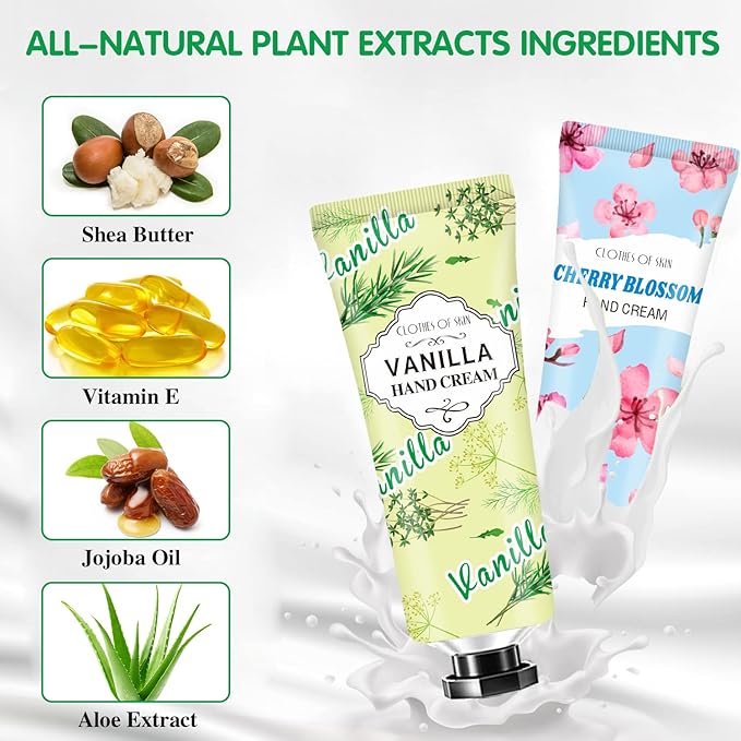 74 Pack Bulk Hand Cream,Easter Basket Stuffers, Mothers Day Gifts for Mom,Teacher Appreciation Gifts,Bulk Gifts for Nurse Coworkers,Small Party Return Gifts,Travel Size Hand Lotion for for Women
