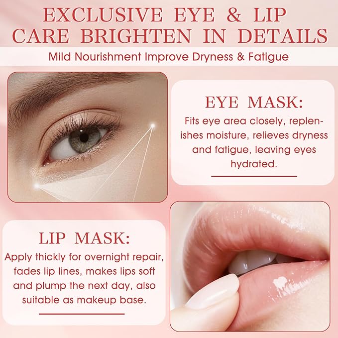 JAOJAO 84PCS Spa Party Supplies for Women, Spa Party Favors Include Hand Cream Lip Balm Face Masks Under Eye Patches Lip Mask Organza Bag Thank You Card Used for Women Girlfriend Wife Mother Teacher