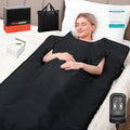 Infrared Sauna Blanket for Home: Extra Large Portable Sauna Blanket withFull Body Detox Wrap & Deep Heat Relaxation - Adjustable 86-176°F Far Infrared Therapy 20-60 Min Timer 74.8 x 35.5Inch