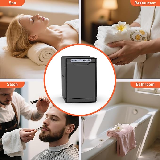 Hot Towel Warmer for Spa,2-in-1 Thermostatic Towel Heater,5L Mini Towel Warmer with Quick and All-Round Heating for Facial SPA,Beauty Salon,Esthetician and Bathroom