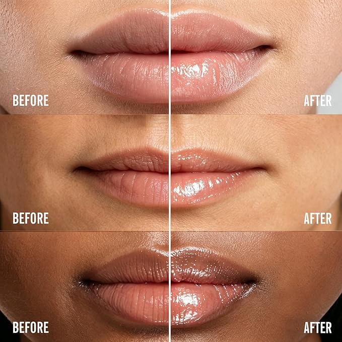 KIMUSE Lip Mask Set, 4PCS Lip Sleeping Mask Overnight Treatment Lip Care Products, Moisturize & Nourish, Cracked Dry Lips, Intense Hydration with Shea Butter (SET)
