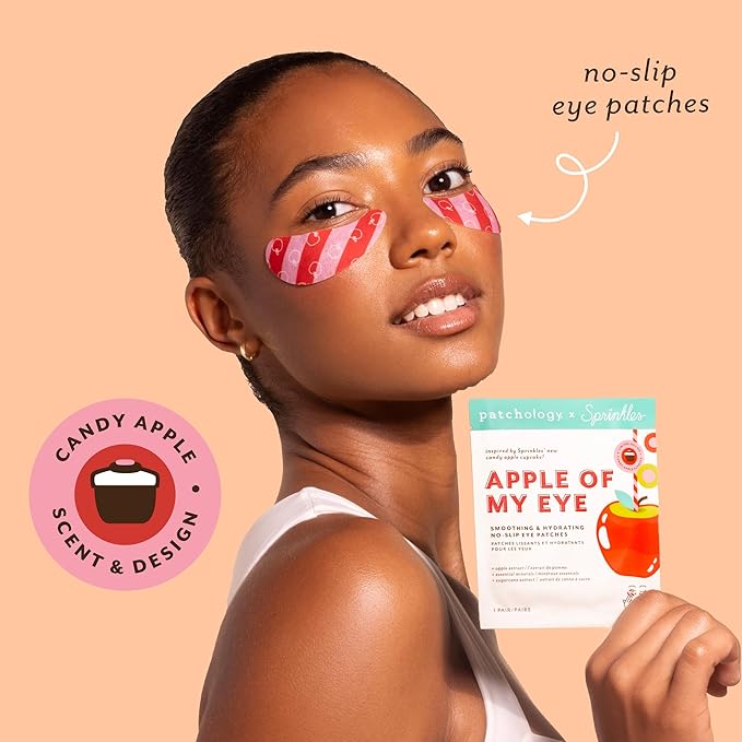 Patchology | Sprinkles (Limited Edition) - Apple of My Eye - Smoothing & Hydrating No-Slip Eye Patches - 5 Pairs