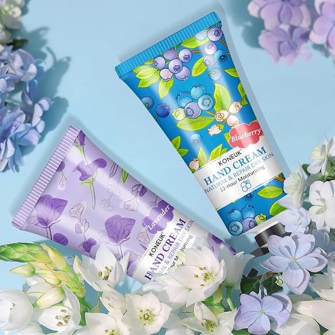 KONEUK 16 Pack Hand Cream Gifts Set, Bulk Hand Lotion Travel Size for Dry Cracked Hands, Hand Cream for Mothers Day Gifts, Teacher Appreciation Gifts, Nurses Week Gifts and Bridal Shower Gifts