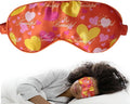 Luxury Sleep Mask – Soft, Lightweight & Ultra Comfort-Perfect for Light Blocking Wake up Radiant-Orange