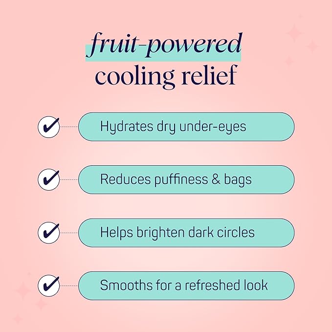 SpaLife Watermelon Cooling Eye Pads, Mothers Day Gifts, 48 Hydrating Under Eye Patches for Puffiness, Dark Circles, and Tired Eyes, Infused with Hyaluronic Acid, Glycerin, and Vitamin C, Fruity Scent