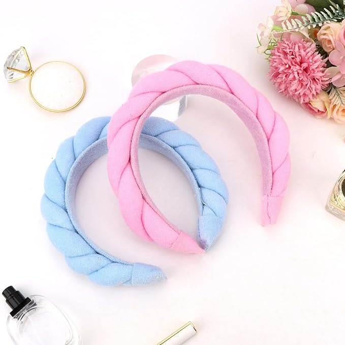 Spa Headbands for Women Skincare Makeup Headband for Washing Face Puffy Bubble Headbands Preppy Stuff Gifts for Teen Girls Women Cute Hair Accessories