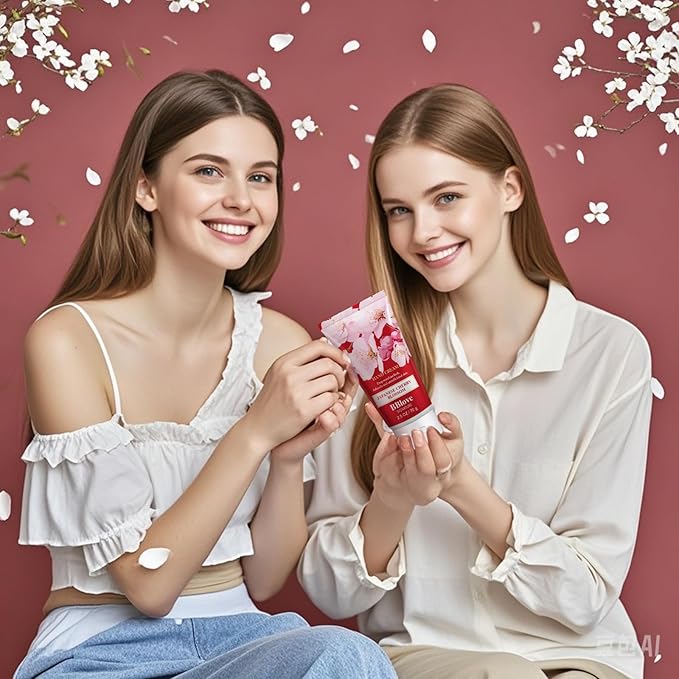 Bath and Body Care Hand Cream Moisturizing Gift Set-3PCS x 2.5oz Japanese Cherry Blossom, Natural Ingredients, Long-Lasting Moisture,Thoughtful Presents, Ideal as Gifts for Birthday Mother's Day