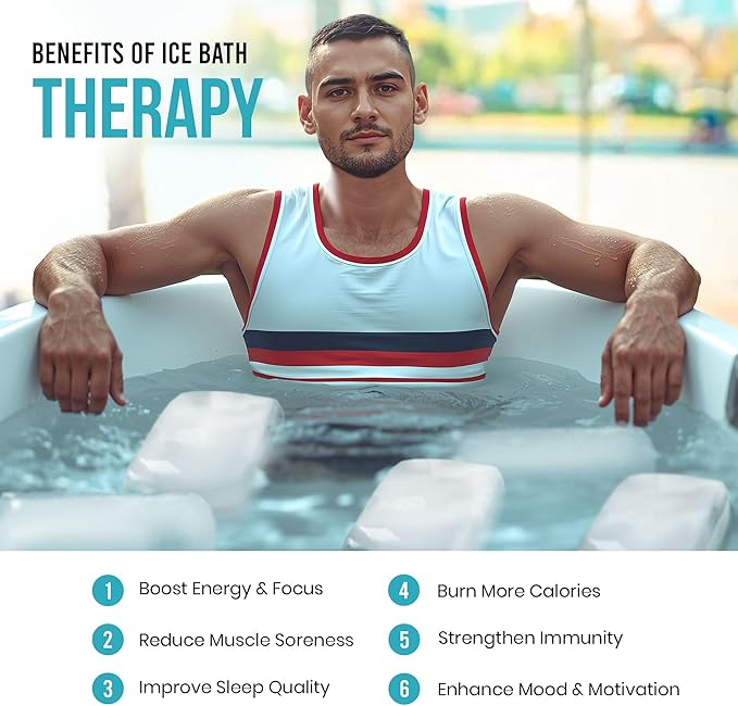 Extra Large Ice Block Mold – 13 lbs Silicone Ice Brick Maker for Ice Bath & Cold Plunge – Giant Cube for Recovery, Muscle Relief & Coolers, Dishwasher Safe (Single Mold)