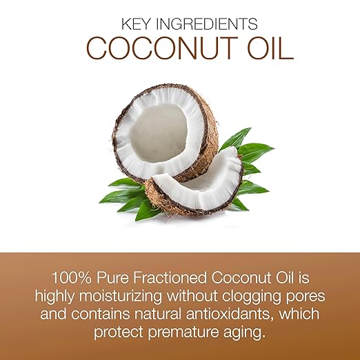 Bon Vital' Coconut Massage Oil, 1/2-Gallon Container, 100% Pure Fractionated Coconut Oil for Dry Skin, Lightweight Non-Greasy, Neutral Scent, Non-Staining, for Massage Therapy & At-Home Use