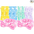 Casoty 10 Pcs Spa Headbands, Makeup Headband for Washing Face, Soft Coral Fleece Headbands for Skincare, Bow Headband for Face Washing Shower Skin Care Yoga