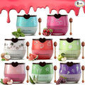 8 PCS Bee Lip Balm Honey Pot, Fruit Moisturizing Propolis Lip Mask, Lip Mask Overnight Propolis Moisturizing Lip Balm Hydrating Prevention Dry and Crack Lip Scrubs Exfoliator Lip Wrinkle Care Products