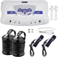 veicomtech Dual Ionic Foot Bath Detox Machine, ion Detox Foot Bath Spa Cleanse System for 2 Users with MP3 Music Player, 2 Array, 2 Wrist Band, 5 Liners