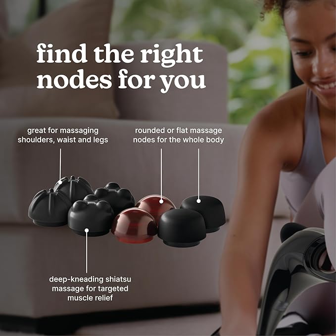 Homedics Twin Percussion Pro Dual Node Massager with Heat