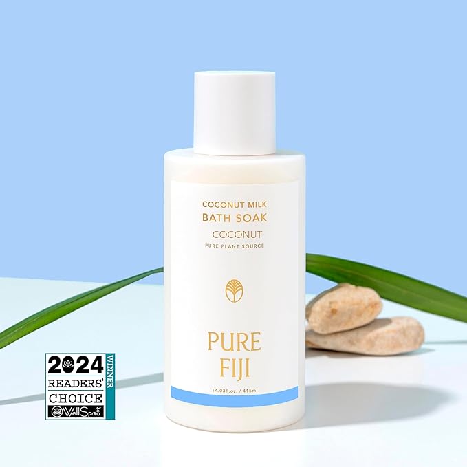 Pure Fiji Coconut Milk Bath Soak, Coconut (14oz/415ml)