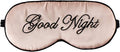 Silk Sleep Eye Mask for Women and Men Soft Ladies Ultra Lightweight Adjustable Strap Satin Eye Night Blindfold Eyeshade Cover for Full Night's Sleep, Travel and Nap Pink