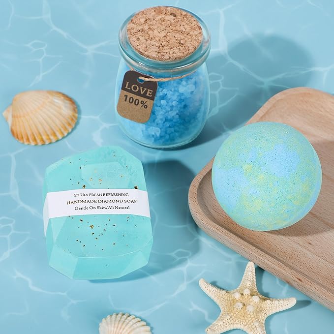 Mothers Day Gifts for Mom, Sea Turtle Gifts for Women, Turtle Gift Set for Turtles Lovers, Turtles Relaxing Spa Bath Gift Baskets, Birthday Box for Women Her Sister Friends