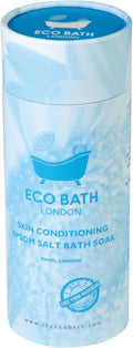 Eco Bath London Skin Conditioning Epsom Salt Bath Soak – Tube 2.2 LB (1kg) | Made in UK | Magnesium Bath Salts with Neroli and Lavender Oils | Epsom Salts for Skin Care and Relaxation
