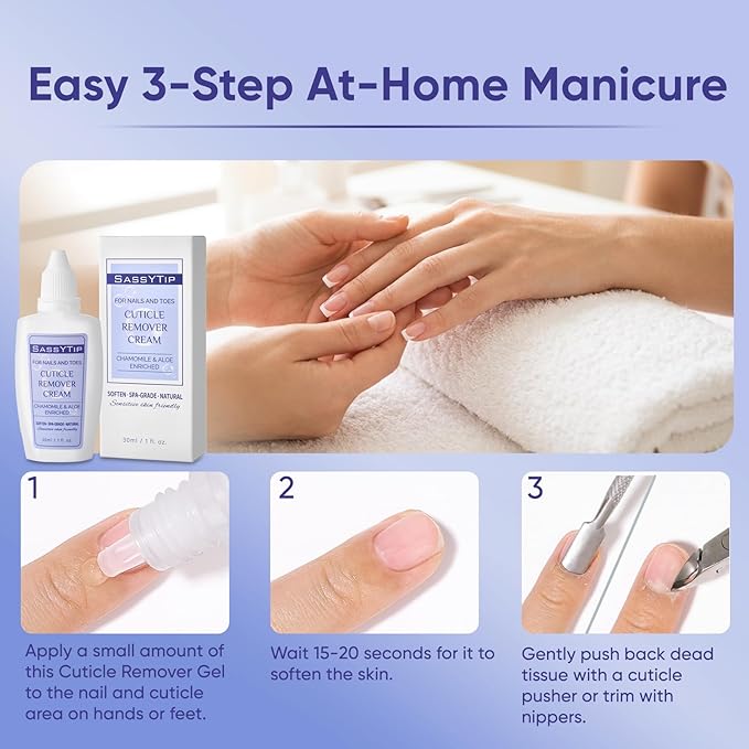 Ceramic Cuticle Pusher & Oil Pen + Cuticle Remover Gel – Gentle Nail Care Kit, 2ml Scent-Grape Nourishing Oil, 1 fl. oz with Jojoba Oil & Vitamin E for Dry, Damaged Nails (Grape3.0&Gel)