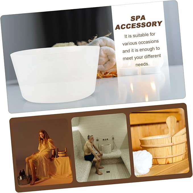 Healifty 2 pcs Sauna Barrel Liner Sauna Bag Liners Useful Pond Tool Sauna Liner Foot spa Barrel Bathtub Insert Foot Bath Basin Multipurpose Tool Foot tub pp White Portable