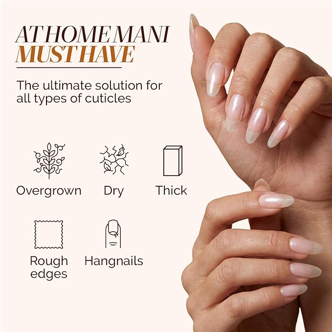 LONDONTOWN Fresh Glow Cuticle Remover - Instant Cuticle Remover Liquid - No Tool or Cutting Moisturizing Softening Nail Care for Dry, Damaged Cuticles, .40fl oz