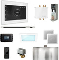 Mr Steam Bliss Steam Shower Control Package with iSteamX Control and Linear Steamhead in White