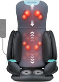 COMFIER Shiatsu Neck & Back Massager with Heat, Full Back Coverage Massage Chair Pad with 4D Kneading & Adjustable Neck Nodes, Waist & Hip Compression, Mother Day Gift for Mom