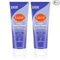 Lume Acidified Body Wash for 24 Hour Odor Control - Removes Odor Better than Soap - Hydrating Formula - Formulated without SLS or Parabens - Safe for Sensitive Skin - 8.5 Ounce - 2 Pack (Soft Powder)