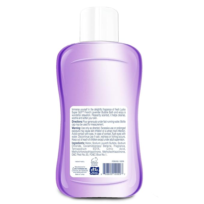 Lucky Super Soft Bubble Bath, Lavender, 20 Ounce