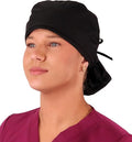 Sparkling EARTH Big Hair Ponytail Classic Surgical Style Scrub Working Cap - Made in The USA!!!
