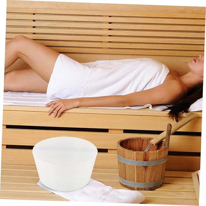 Healifty Sauna Barrel Liner 9 Inch Plastic Insert for Home Spa Sauna Bucket Replacement Multi-Functional Accessory for Wet and Dry Steam