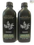 2 pack Bath and Body Works Aromatherapy Eucalyptus Spearmint Stress Relief Moisturizing Body Oil