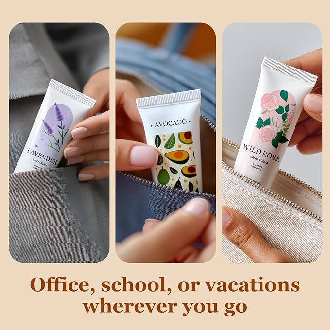 BODY & EARTH Hand Cream Bulk 50 Pack Small Gifts for Women Hand Lotion Travel Size Mini Lotion Creams & Lotions Set Mother's Day Gift Bridesmaid Gifts