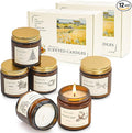 Scented Candles Gift Set for Home, 12 Pack Aromatherapy Soy Candles, 6 Fragrance Scents with 2 Gift Boxes, Long Lasting Small Candles for Relaxation, Bathroom Bedroom Office Gifts for Women
