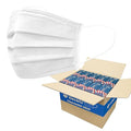 Medtecs Face Mask Disposable - Made in USA - Comfortable 3 Layer Breathable Mask, the Better Protection and Health Choice - CoverU Adult Mask - 50 PCS/Box x40 - White