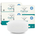 Caprina Goat Milk Bar Soap, FRAGRANCE FREE, 5 oz (141 g), Natural Hand & Body Soap Bars, Moisturizing Bath Soap for Sensitive Skin with Vitamins B2 & B3, Fragrance Free, 5 oz, 4-PACK