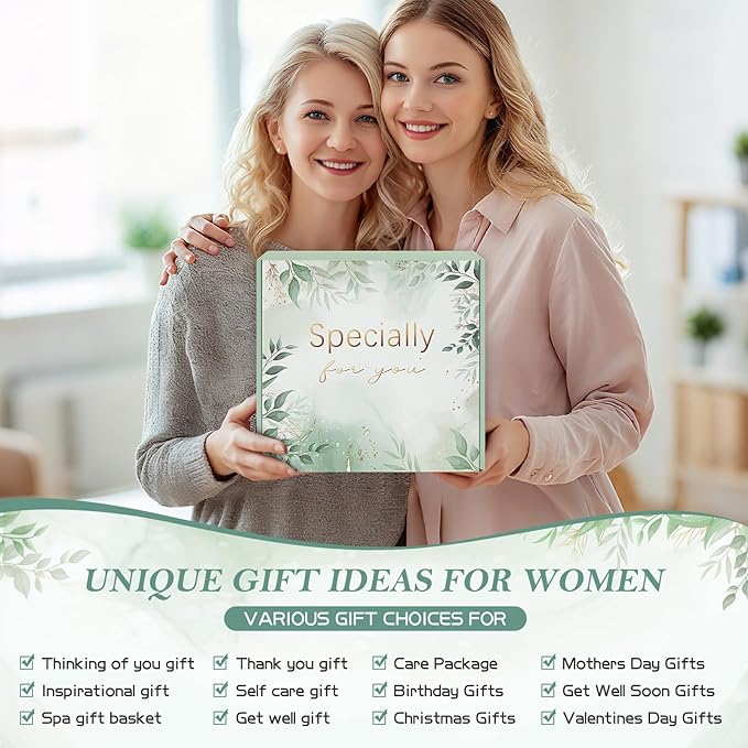 Self Care Gifts Spa Gifts for Women, Birthday Gifts Get Well Soon Gifts for Women Care Package, Sympathy Gift Baskets, Thinking of You for Her Wife Girlfriend Mom Sister Friend