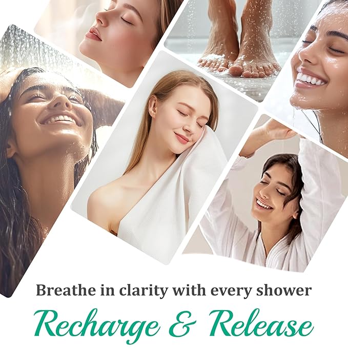Eucalyptus Mint Shower Steamers 12 Pack - Eucalyptus for Shower, Self Care Mom Gifts, Made with Natural Ingredients & Essential Oil, Aromatherapy Birthday Gifts for Women & Men