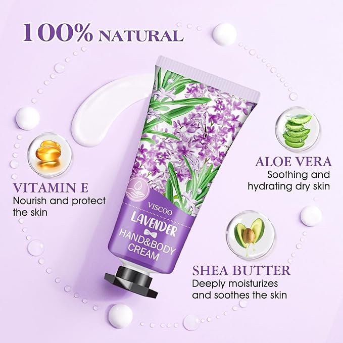 VISCOO 28 Pack Hand Cream Gifts Set for Women, Mothers Day Gifts, Teacher Appreciation Gift, Nurses Week Gift, Bulk Gifts for Women, Moisturizing Mini Hand Lotion Travel Size for Dry Cracked Hands
