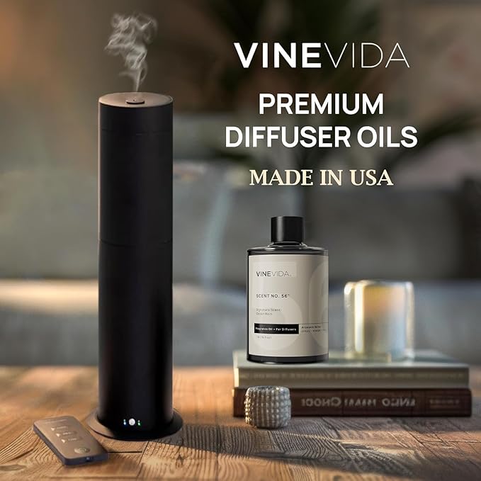 VINEVIDA [16 Fl Oz] Ocean Rain Fragrance Oil for Cold Air Diffusers, Essential Oils for Diffuser Oil Refill & Air Freshener Room Spray