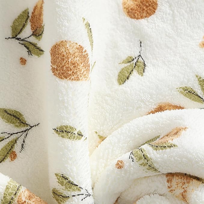 YTYC 29x59 Inch Bath Towels Set of 6 Large, Super Soft Absorbent Lint Free Microfiber Shower Towels for Bathroom 80% Polyester (Printing,6 Piece)