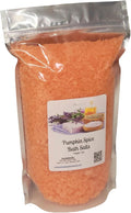 Bath Salts | 4lb Bag (64oz.) | Choose Your Scent | Epsom Salt | Sea Salt| Bathing | Body Care | Beauty | Relaxation | Spa | Pedicure | Manicure | Soak (Pumpkin Spice)
