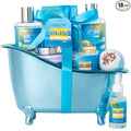 Gift Baskets for Women Spa Gift Baskets for Men Bath and Body Gift Set for Her, Ocean Bliss scents Lotion Spa Gifts for Women Bath Gift for Her or Him Body care gifts Home Spa Kit BathTub
