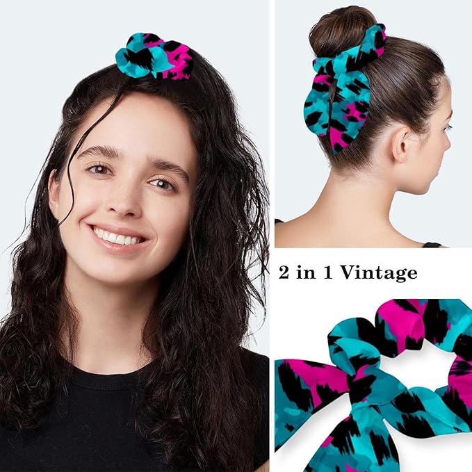 Scrub Cap with Hair Scrunchy, Ponytail Holder Surgical Cap