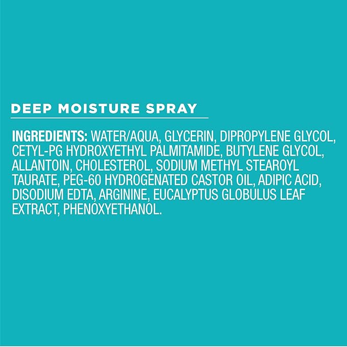 Curel Japanese Skin Care Deep Moisture Spray, Moisturizer for Dry Skin, Face Hydrating Spray with Ceramides, 5.2 Oz