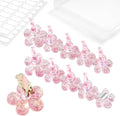 Nail Stand for Press On Fake Nails Painting Display Practice, Powerful Magnetic Nail Holder for Diy Design, Single Flower Nail Stand with 200 PCS Double-Sided Tapes, Nail Tools for Home Salon