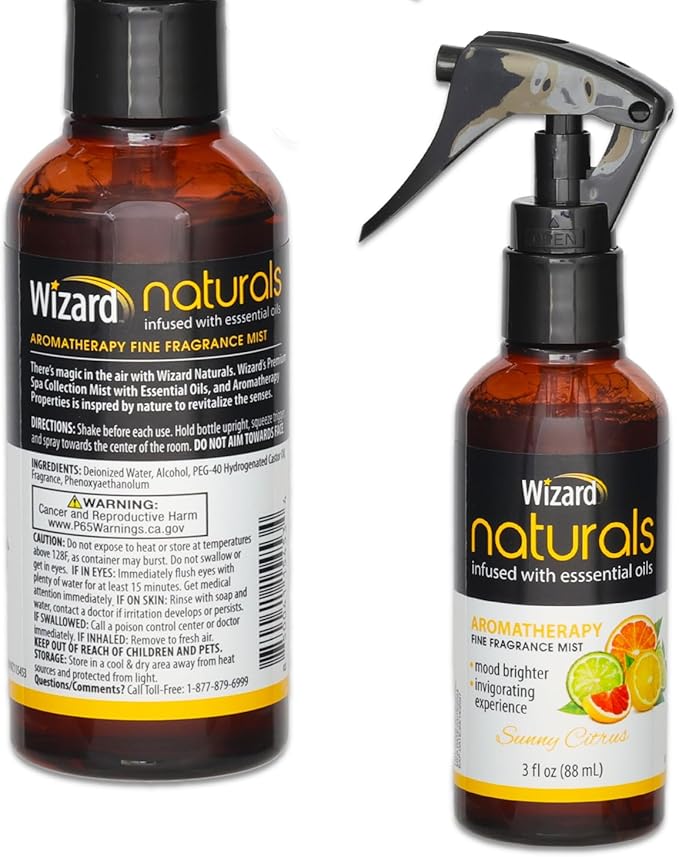 Citrus Essential Oil Theraputic - 2 Pack Aromatherapy Fine Fragrance with Lemon, Orange, Lime for Mood Brightening | 3 Oz Citrus Essential Oil Aromatherapy