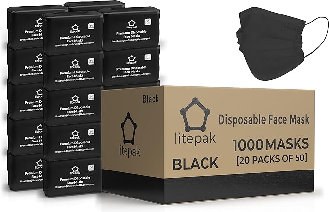 Disposable Face Masks - 1,000 PCS - for Home & Office